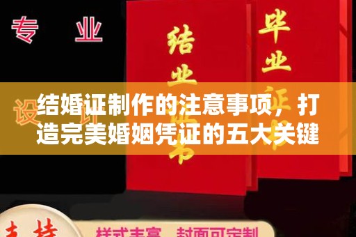 佳里结婚证制作的注意事项，打造完美婚姻凭证的五大关键点